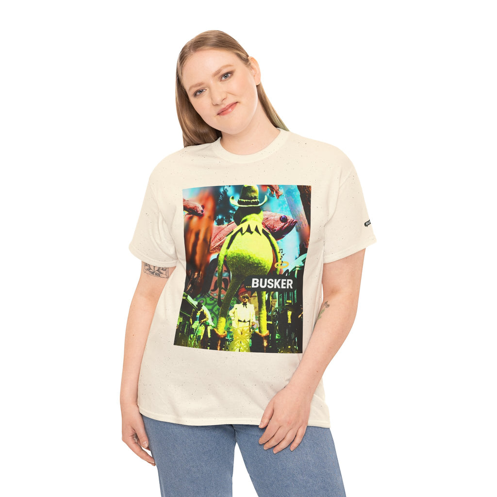 Busker Graphic Vintage Unisex Heavy Cotton Tee