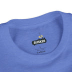 Busker Youth Short Sleeve Tee, Fun Summer Tee, Music Lover Gift, Kids Graphic T-Shirt, Festival Outfit, Creative Gift Idea