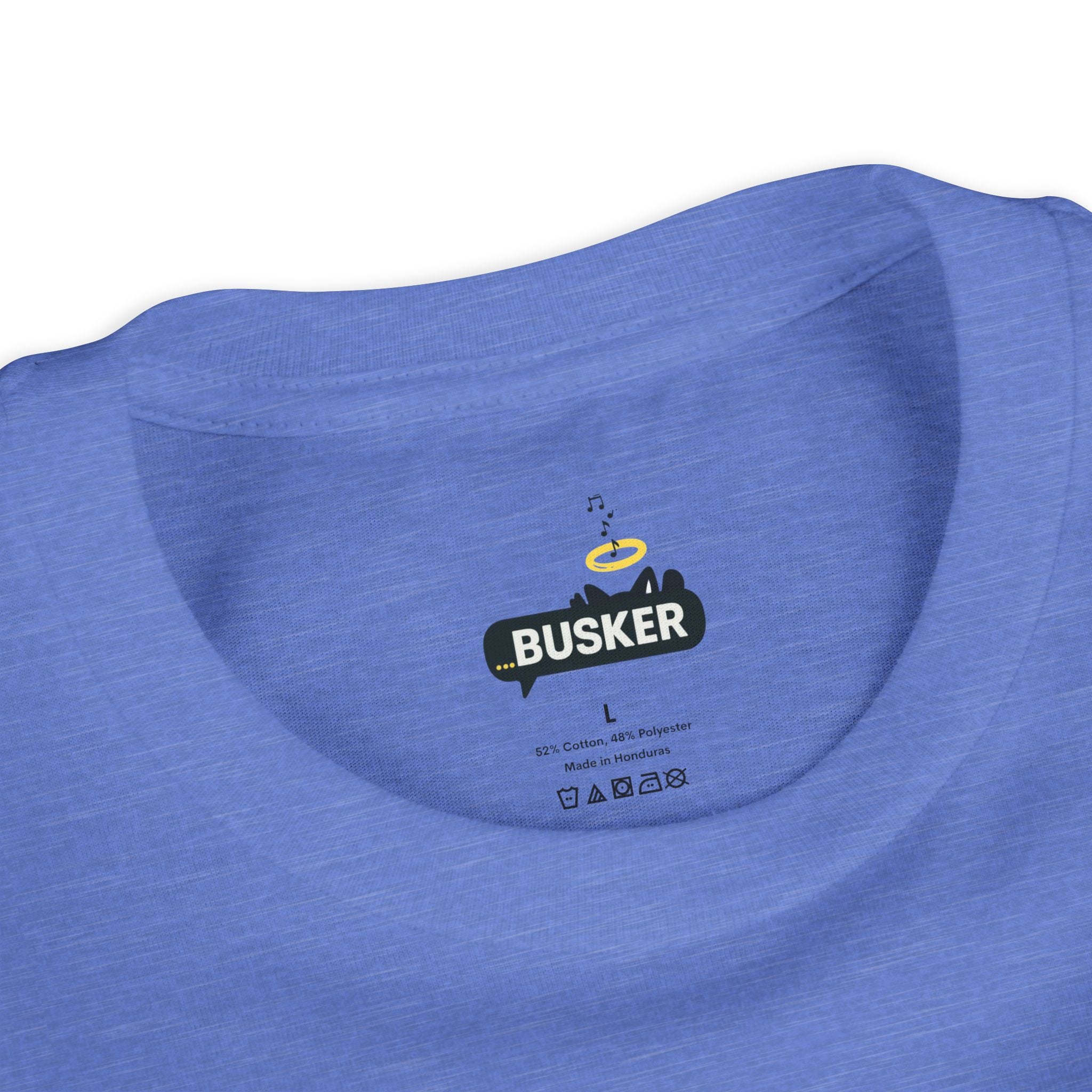 Busker Youth Short Sleeve Tee, Fun Summer Tee, Music Lover Gift, Kids Graphic T-Shirt, Festival Outfit, Creative Gift Idea