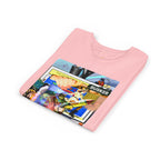 Colorful Youth Short Sleeve Tee - "Busker" Graphic Art Top