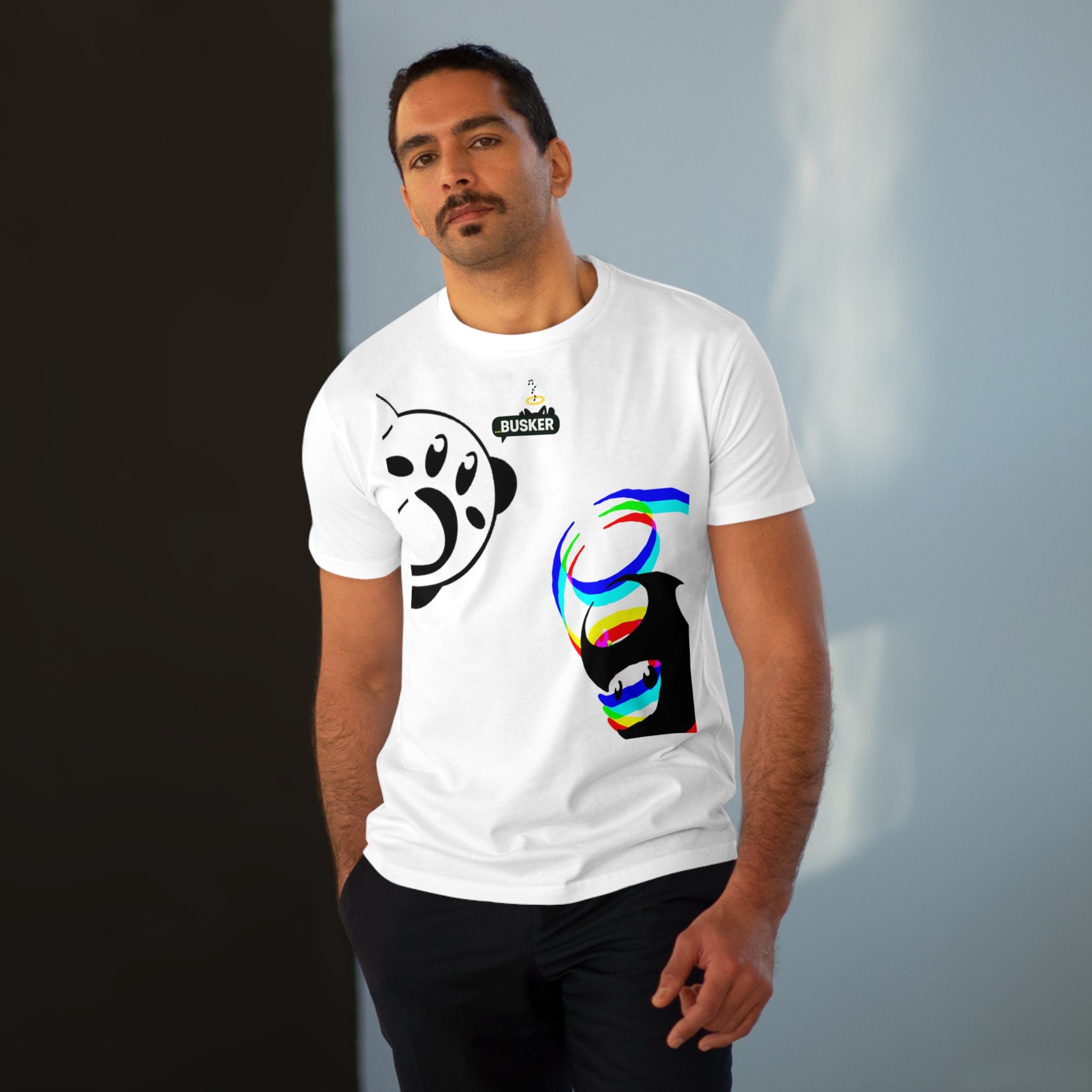 Vibrant Graphic Tee for Men, Casual Wear, Gift for Him, Colorful Tee, Unique Men's Fashion, Fun and Trendy Shirt