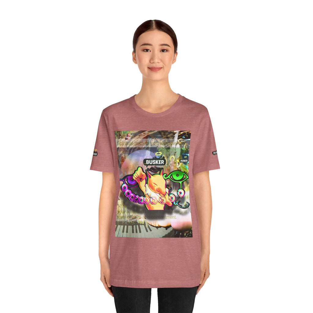 Vibrant Busker Art Tee for Creative Souls