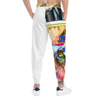 Vibrant Graphic Athletic Joggers