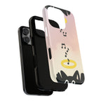 Cute Animal Phone Case, Tough Phone Cover for Pet Lovers, Gifts for Birthdays, Holidays, Music Lovers, Fun Tech Accessories