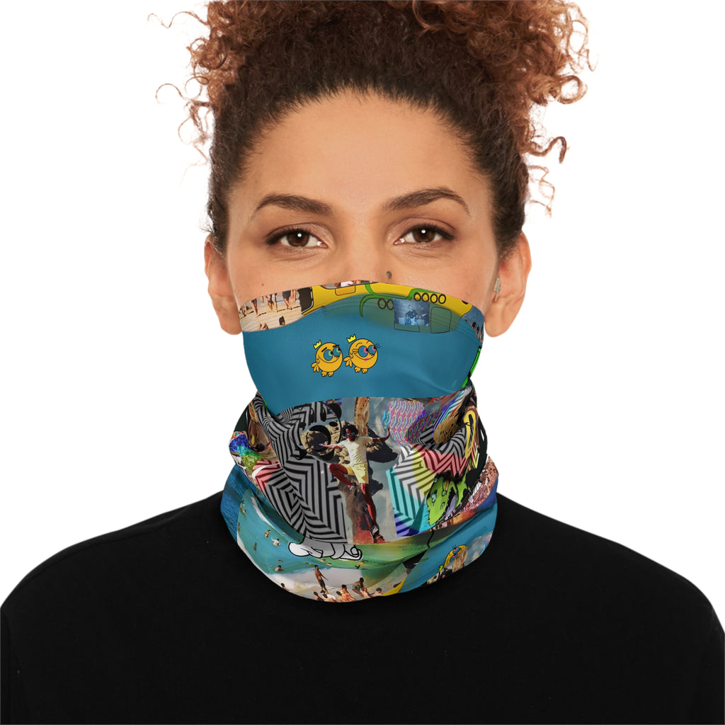 Winter Neck Gaiter With Drawstring
