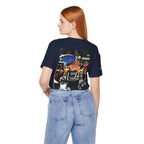 Creative Unisex Graphic Tee - 'I Don't Think' Busker Design