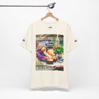 Vibrant Busker Art Tee for Creative Souls