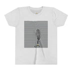 Youth Graphic Tee, Unisex T-Shirt for Kids, Cool Streetwear, Music Lover Apparel, Gift for Young Creatives, Trendy Summer Wear