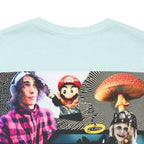 Busker Vibe Unisex Tee - Music & Art Collage Design