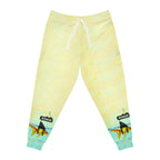 Vibrant Busker Athletic Joggers, Casual Streetwear Pants, Summer Travel Gear, Festival Outfit, Unique Gift for Music Lovers