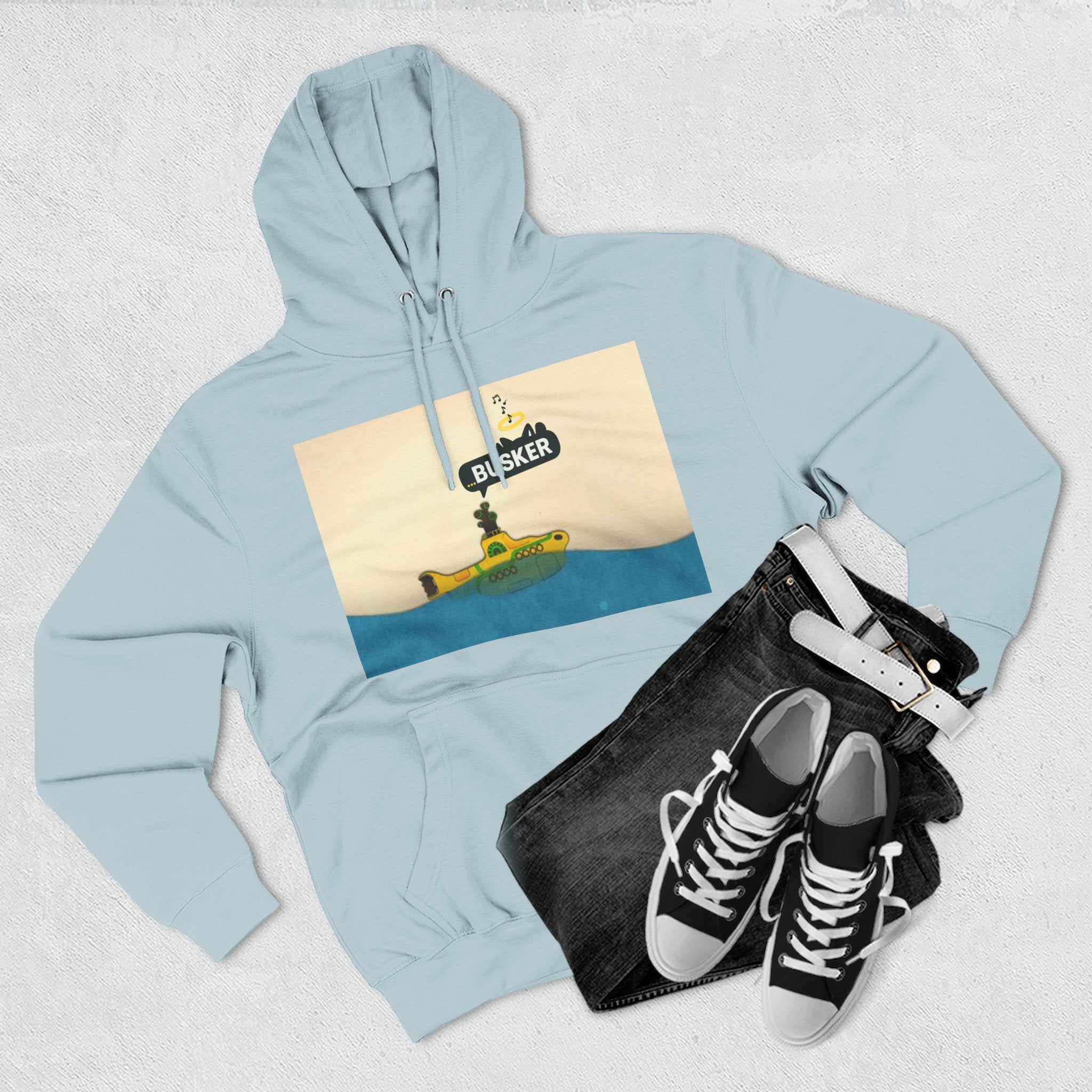 Lively Busker Hoodie - Cozy Fleece Pullover, Perfect for Music Lovers & Festivals, Ideal Gift for Birthdays, Thanksgiving & Holidays