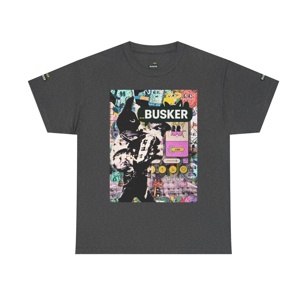Grunge Art Busker Unisex Heavy Cotton Tee