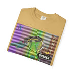 Psychedelic Busker T-Shirt, Unisex Graphic Tee, Music Lover Gift, Festival Wear, Casual Streetwear, Colorful Arttee