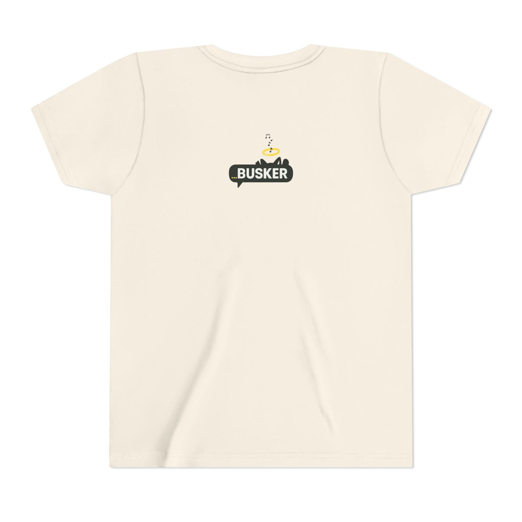 Busker Youth Short Sleeve Tee - Fun Music T-Shirt for Young Performers, Gifts for Young Musicians, Vibrant Summer Apparel, Creative [...]