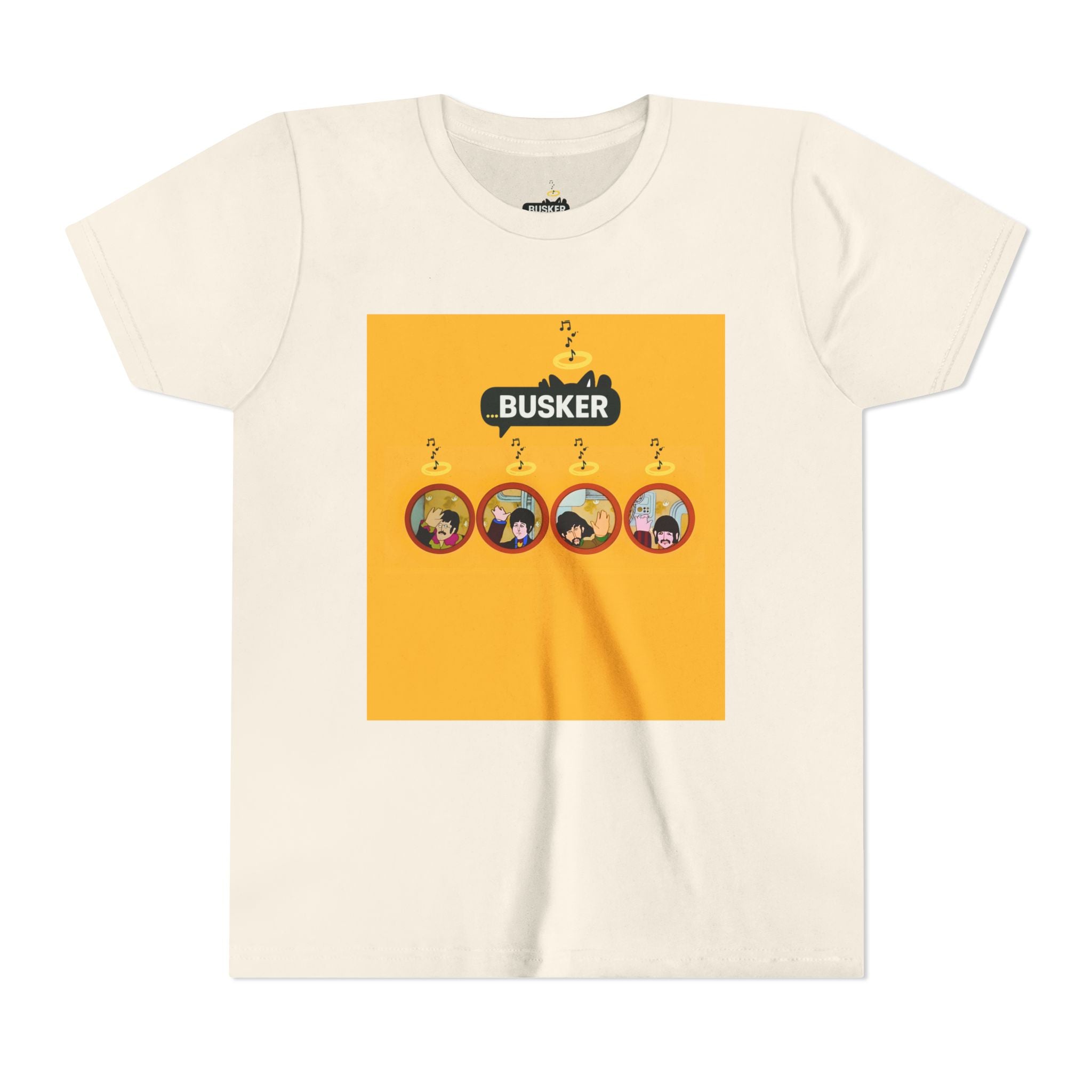 Busker Youth Short Sleeve Tee - Fun Music T-Shirt for Young Performers, Gifts for Young Musicians, Vibrant Summer Apparel, Creative [...]