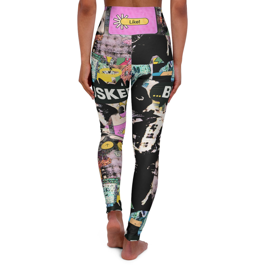 High Waisted Yoga Leggings (AOP)