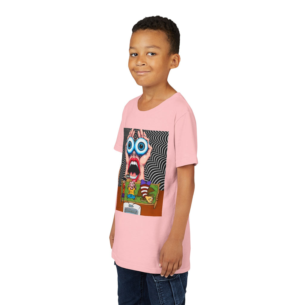 Youth Graphic Tee, Fun and Quirky Design for Creative Kids, Perfect for Birthdays, Everyday Wear, or Art Lovers