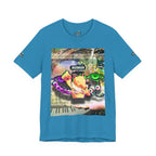 Vibrant Busker Art Tee for Creative Souls