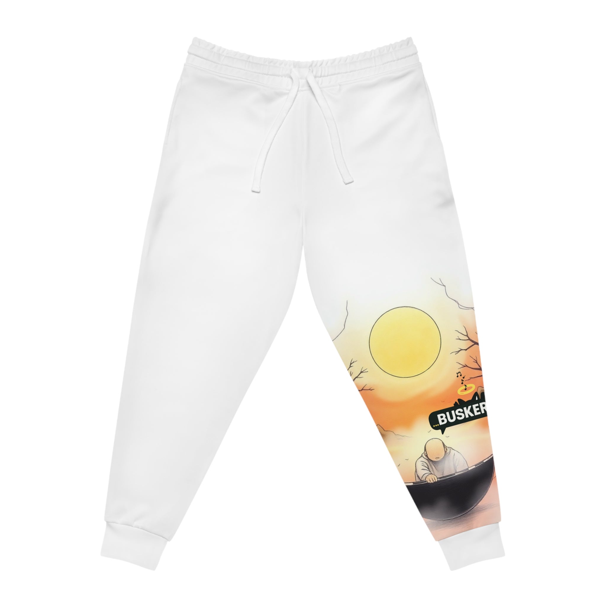 Busker Sunset Athletic Joggers, Relaxed Fit Joggers, Adjustable Joggers for Men and Women, Travel Joggers, Gift for Musicians, Outdoor [...]