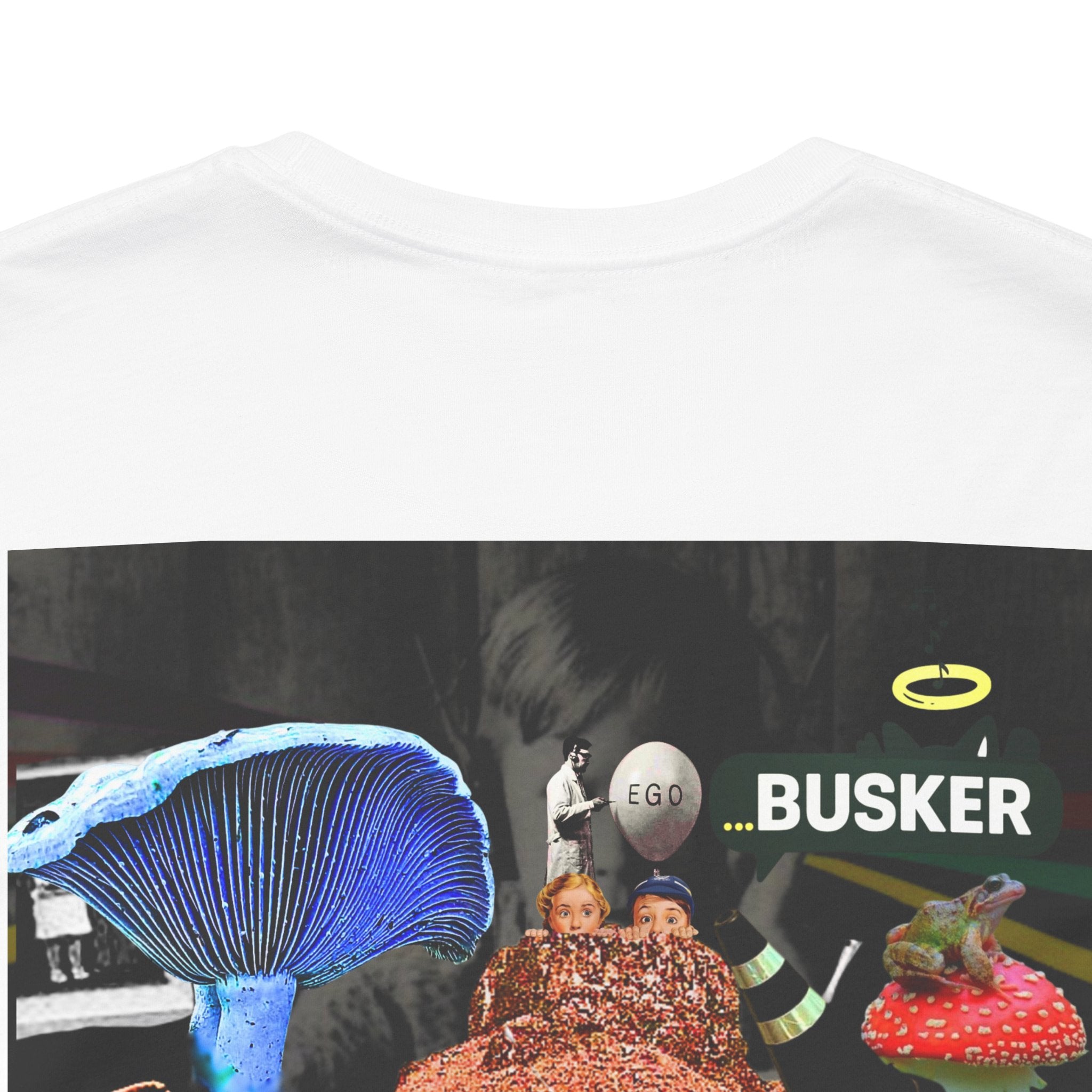 Creative Unisex Graphic Tee - 'I Don't Think' Busker Design