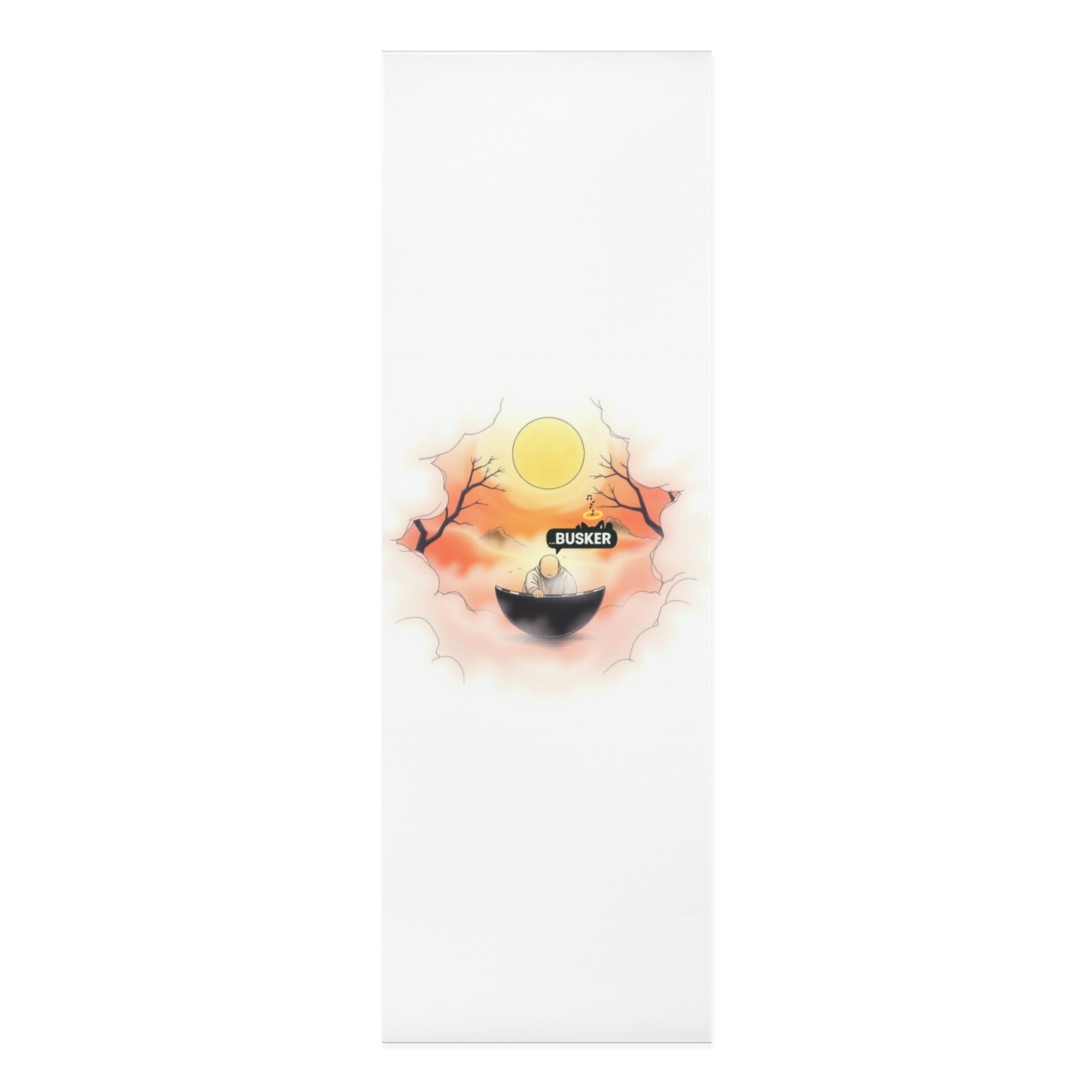 Sunset Serenity Foam Yoga Mat | Eco-Friendly Exercise Mat, Fitness Gift, Yoga Lover's Essential, Meditation Mat, Home Workout Gear