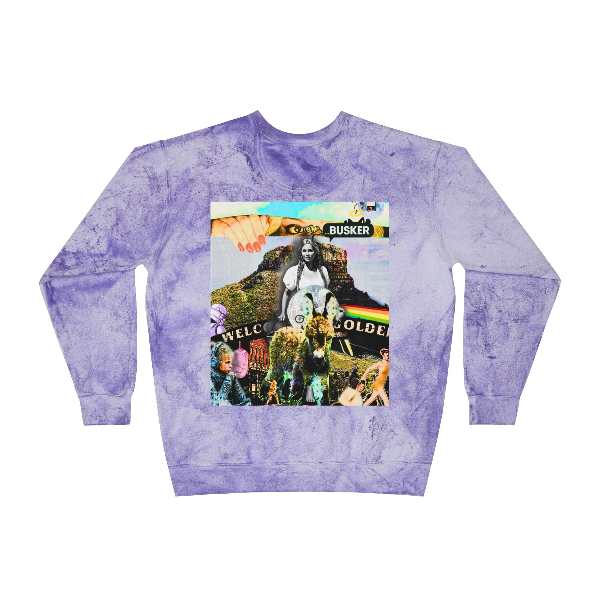 Color Blast Crewneck Sweatshirt - Vibrant Artistic Design for Creative Souls