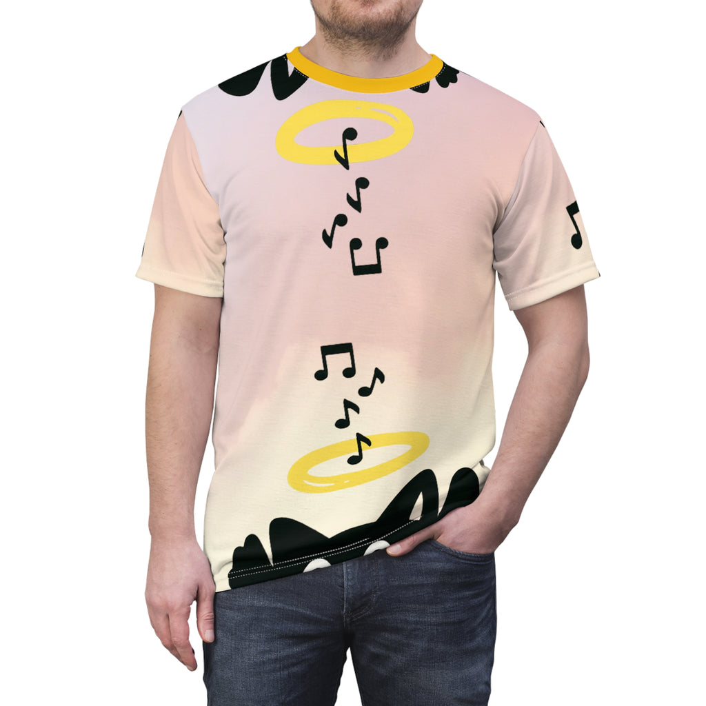 Musical Vibes Unisex Tee, Fun Graphic T-Shirt, Gift for Music Lovers, Trendy Casual Wear, Unique Personalized Tee