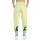 Vibrant Busker Athletic Joggers, Casual Streetwear Pants, Summer Travel Gear, Festival Outfit, Unique Gift for Music Lovers