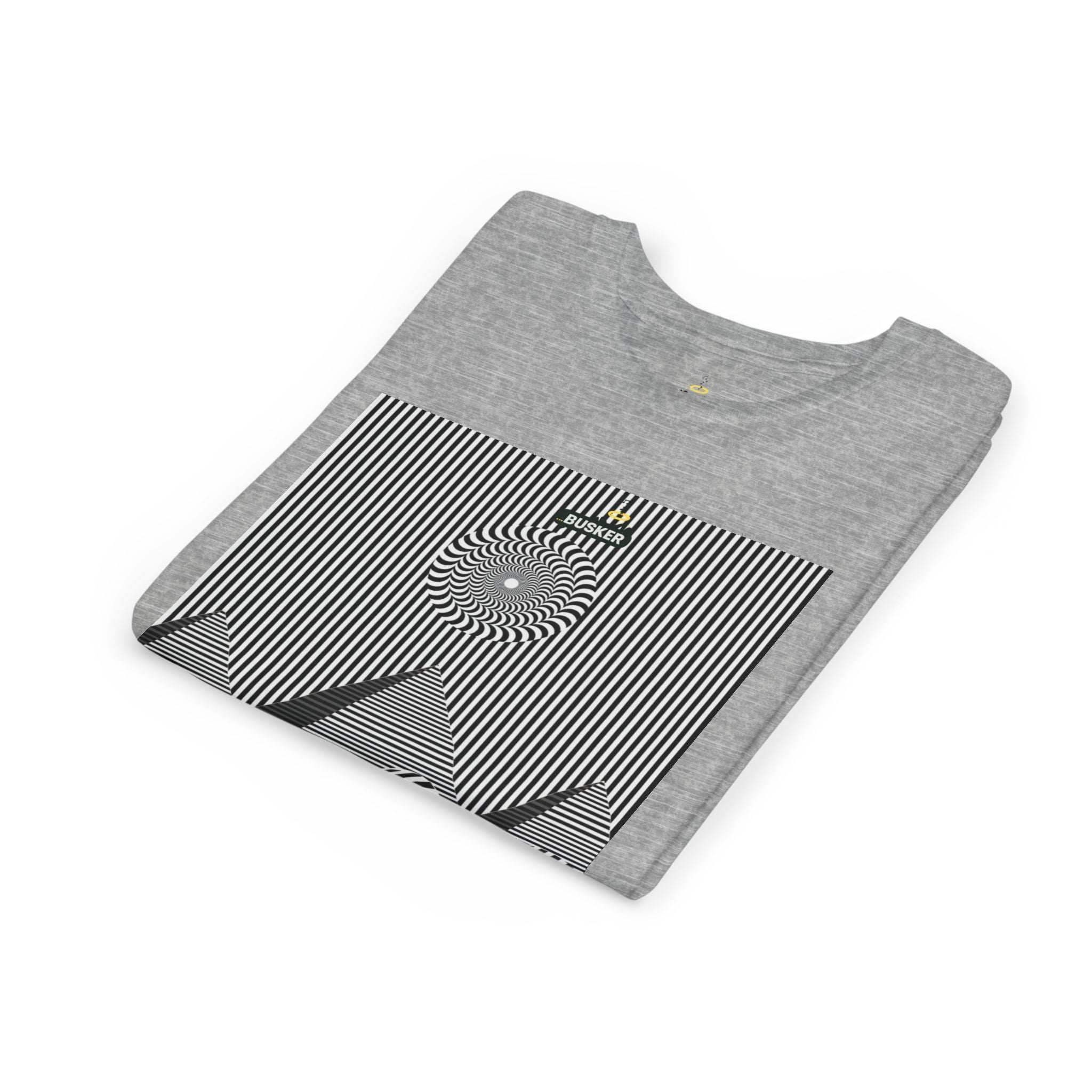 Stylish Youth Tee with Sunset Geometric Design, Summer Apparel, Kids Fashion, Gift for Birthdays, Fun Casual Wear, Graphic Tee