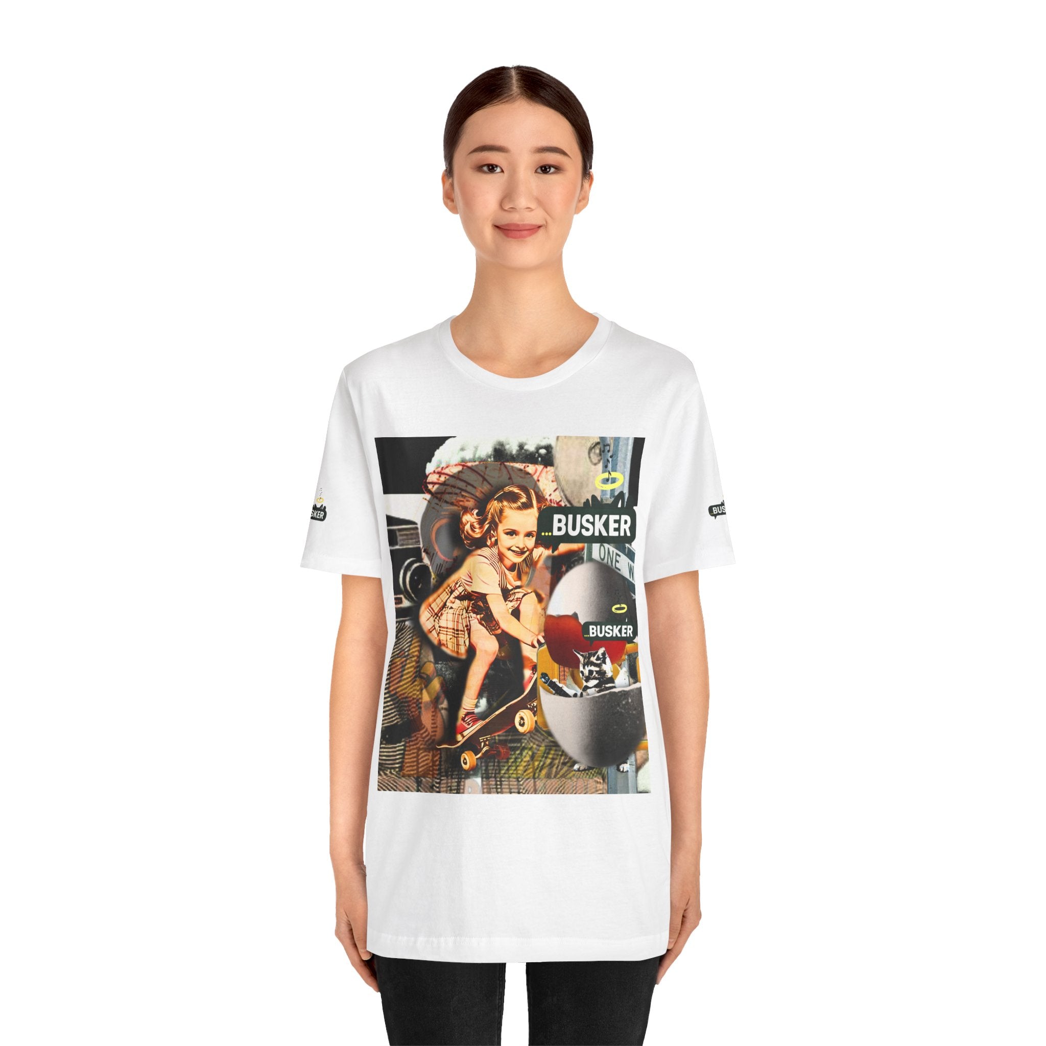 Vintage Skateboarding Graphic Tee - Streetwear for Creative Souls