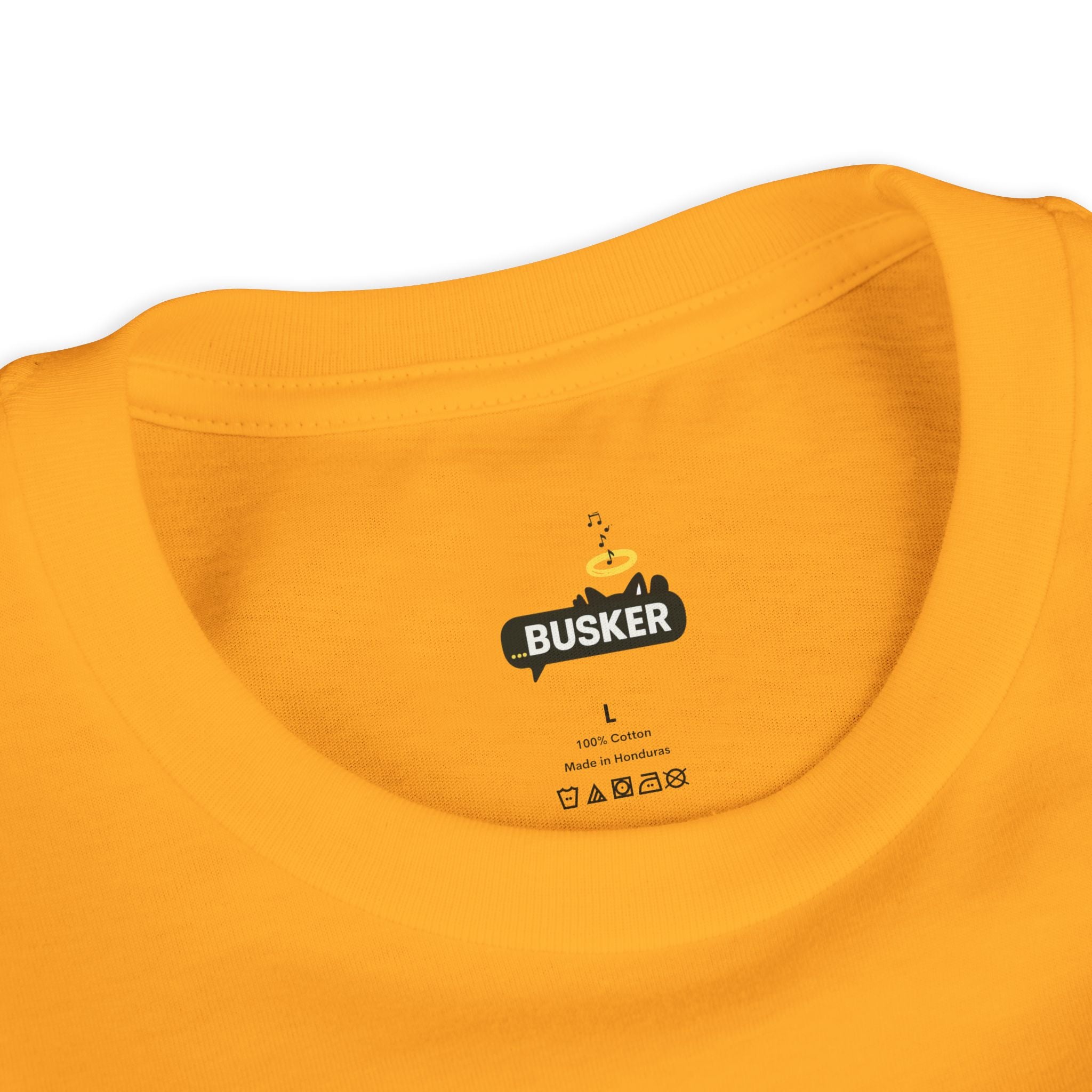 Colorful Youth Short Sleeve Tee - "Busker" Graphic Art Top