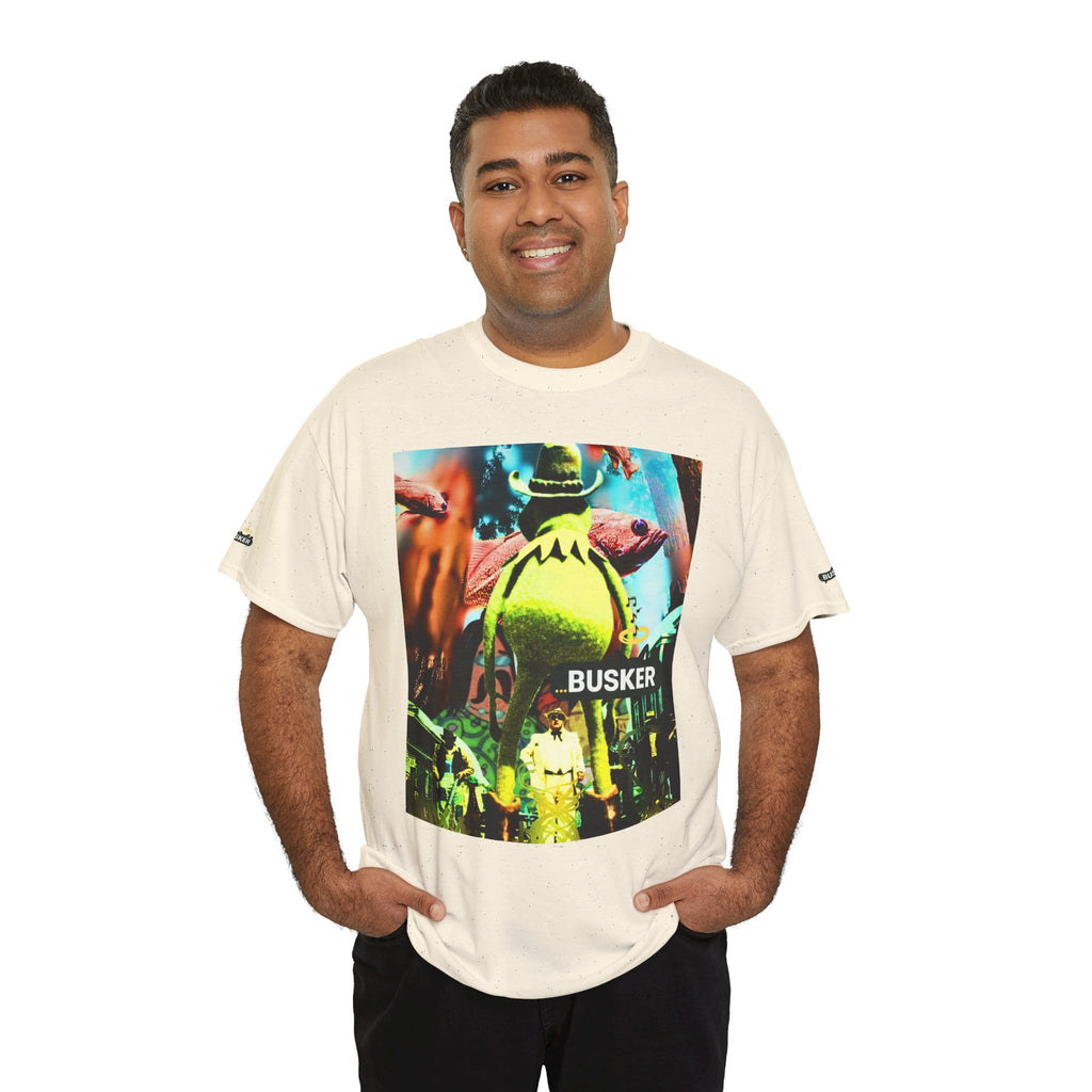 Busker Graphic Vintage Unisex Heavy Cotton Tee