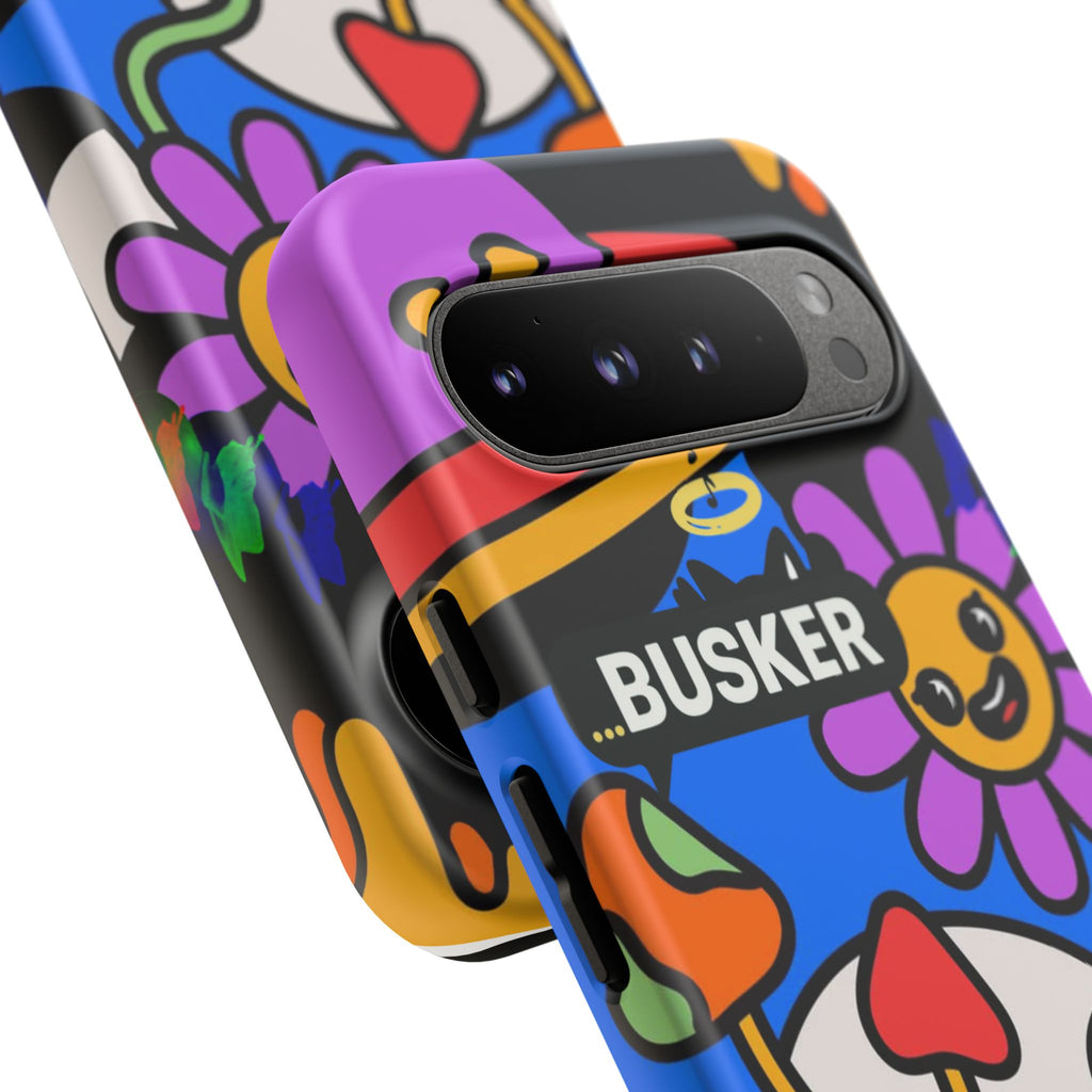 Colorful Phone Case, Cute Phone Accessories, Gift for Music Lovers, Fun Tech Gear, Unique Floral Design Case