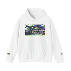 Busker Street Art Hoodie — Colorful Musician Graphic Pullover