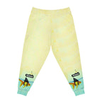 Vibrant Busker Athletic Joggers, Casual Streetwear Pants, Summer Travel Gear, Festival Outfit, Unique Gift for Music Lovers