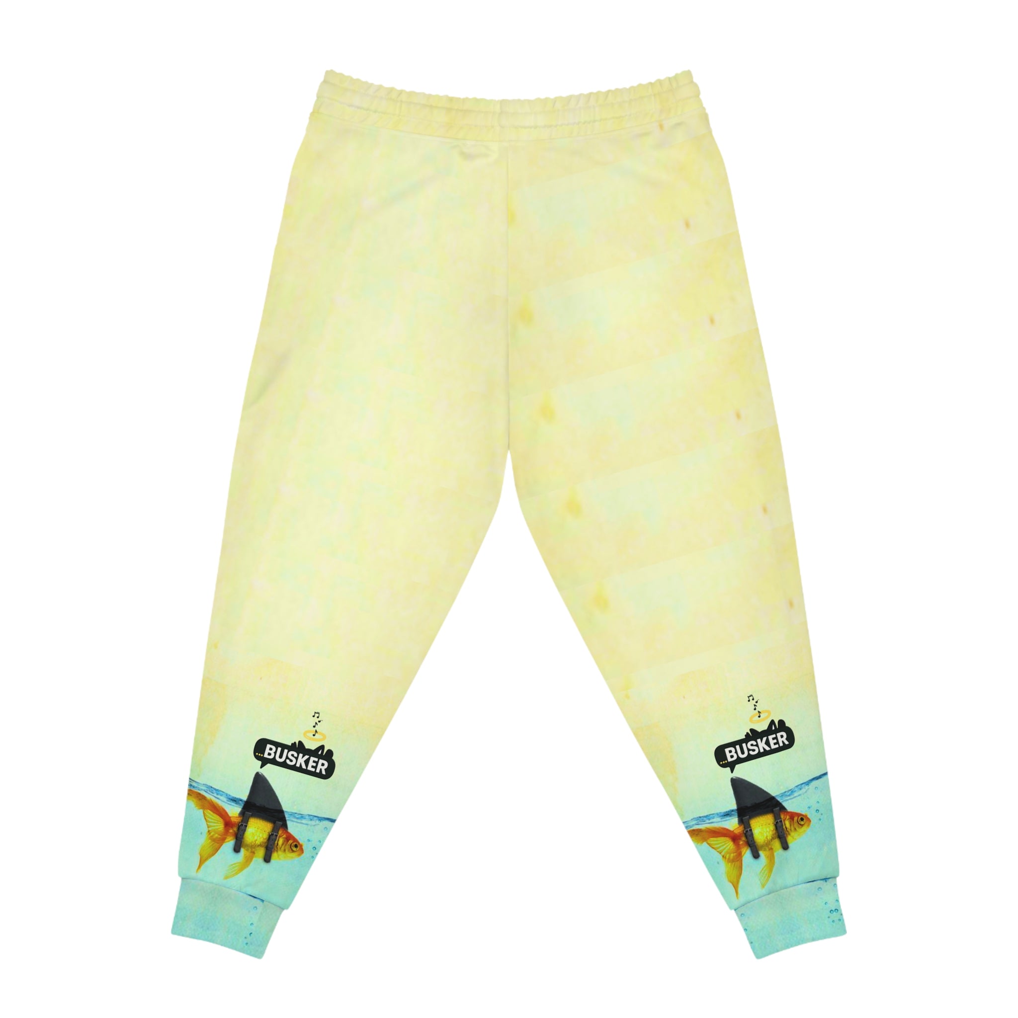 Vibrant Busker Athletic Joggers, Casual Streetwear Pants, Summer Travel Gear, Festival Outfit, Unique Gift for Music Lovers