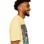 Vibrant Busker T-Shirt, Unisex Graphic Tee, Street Art Inspired Apparel, Casual Wear, Summer Festival Clothing