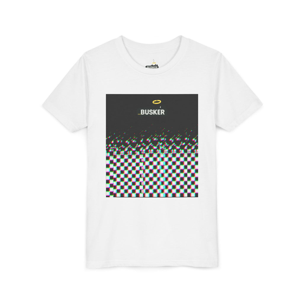 Cool Busker Youth Tee, Street Style Youth T-Shirt, Graphic Tee for Kids, Hipster Summer Shirt, Unique Gift for Young Musicians