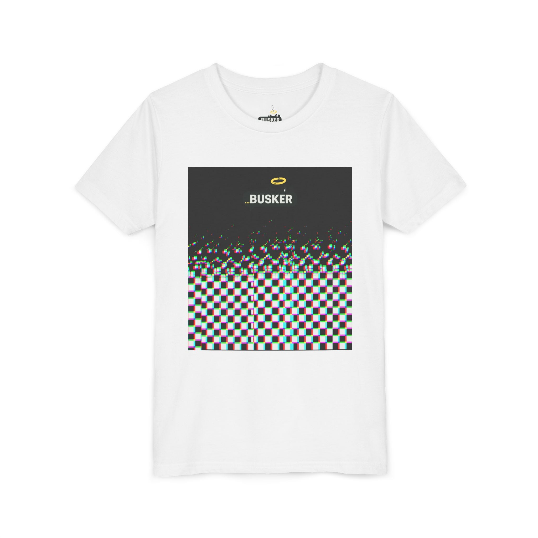 Cool Busker Youth Tee, Street Style Youth T-Shirt, Graphic Tee for Kids, Hipster Summer Shirt, Unique Gift for Young Musicians