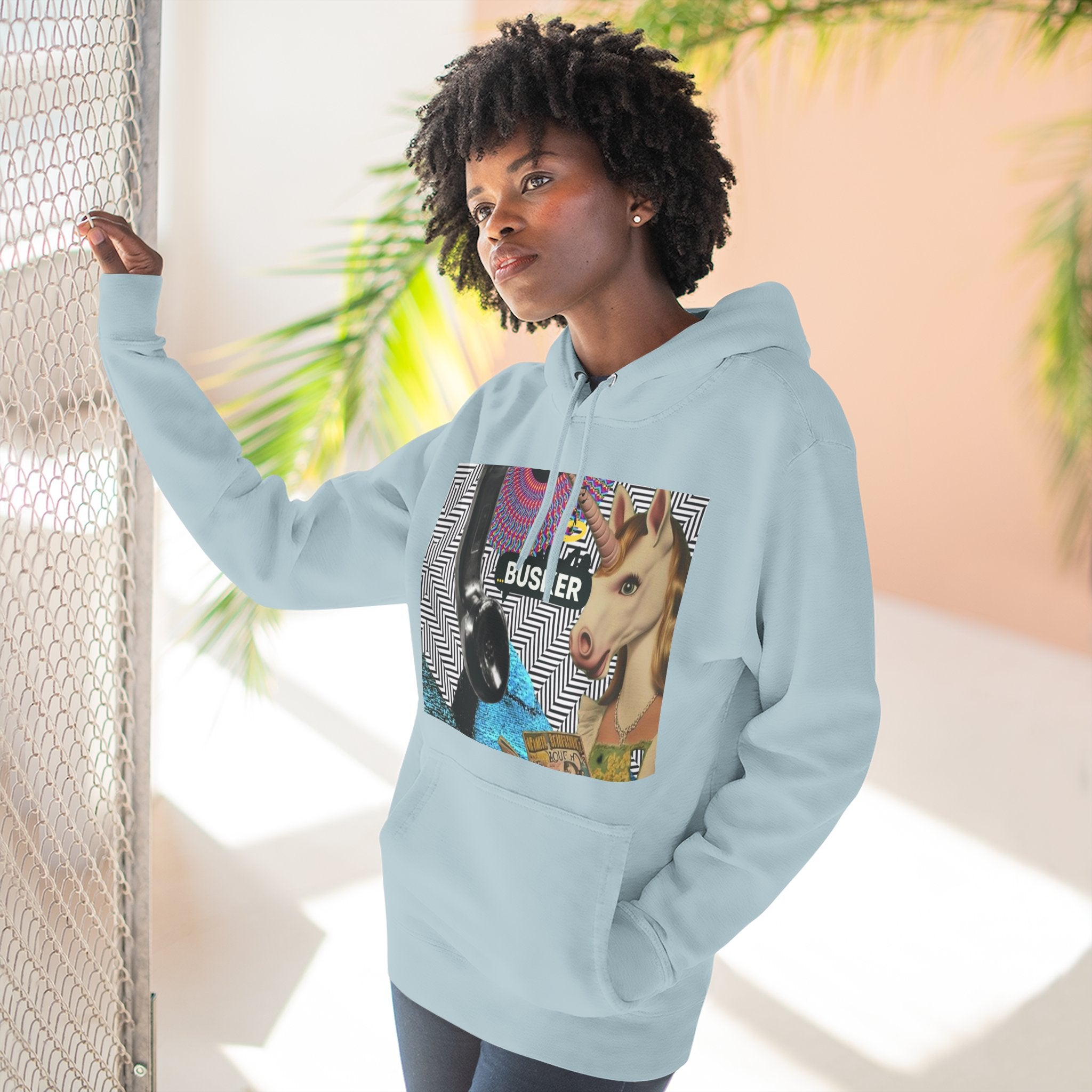 Whimsical Art Hoodie, Funny Graphic Sweatshirt, Unique Animal Designs, Cozy Gift for Kids & Teens, Perfect for Festivals & Casual Wear