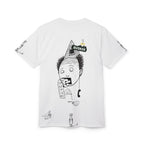 Whimsical Unisex Graphic Tee, Funny T-Shirt for Music Lovers, Unique Gift for Buskers, Street Performer Apparel, Quirky Art Shirt