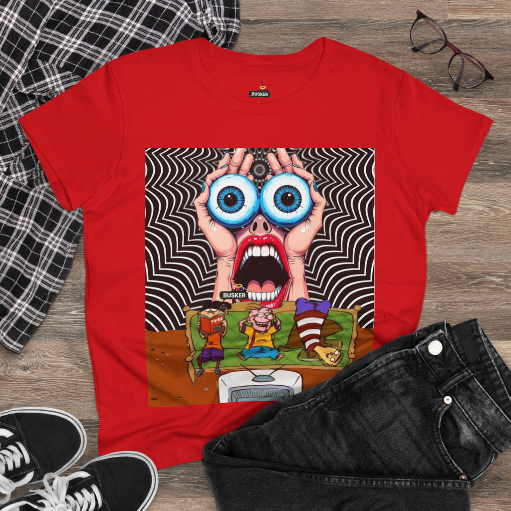 Whimsical Graphic Tee for Creative Souls, Playful Shirt, Art Lover Gift, Unique Cotton T-Shirt, Funny Fashion