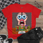 Whimsical Graphic Tee for Creative Souls, Playful Shirt, Art Lover Gift, Unique Cotton T-Shirt, Funny Fashion