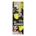 Vibrant Foam Yoga Mat - Busker Design for Art Lovers