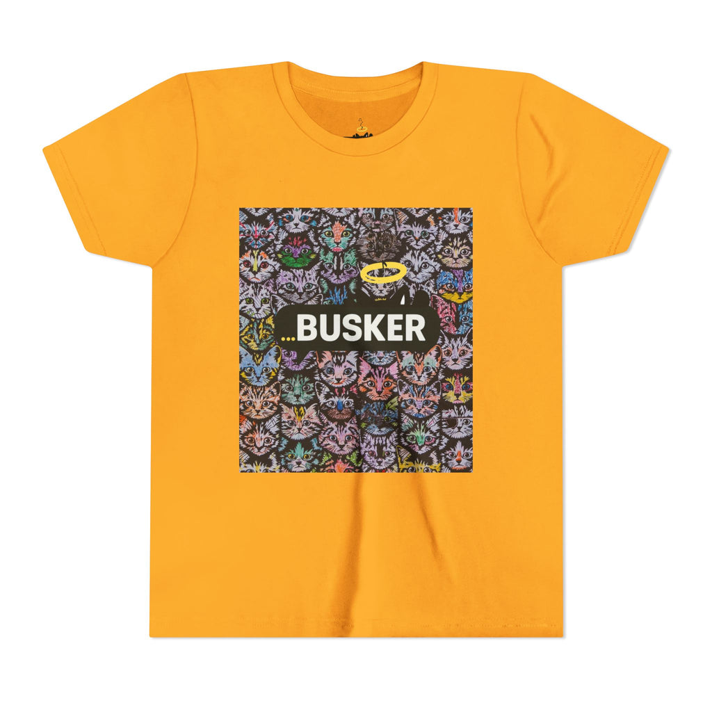 Colorful Youth Short Sleeve Tee, Fun Summer Shirt, Trendy Kids Clothing, Gift for Young Musicians, Cool Casual Wear, Birthday Present