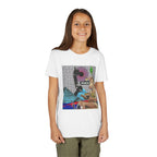Youth Graphic Tee with Fun 'Busker' Design, Cool Summer Shirt, Gifts for Kids, Festival Attire, Trendy Youthwear