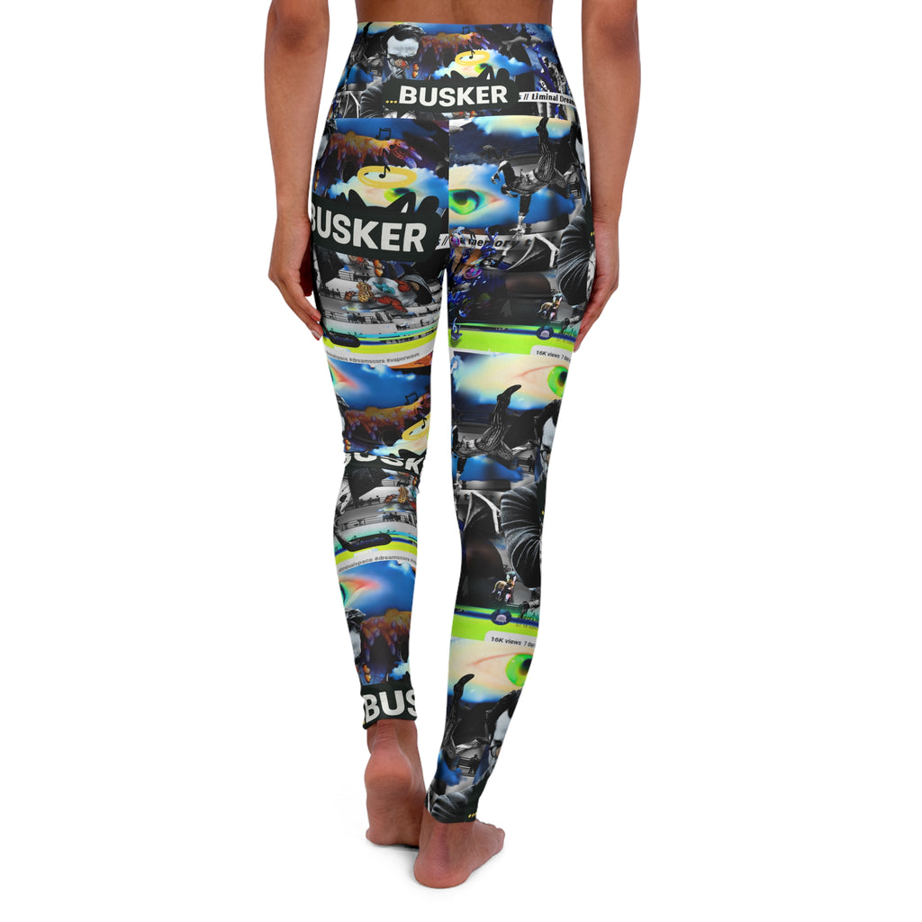 High Waisted Yoga Leggings (AOP)