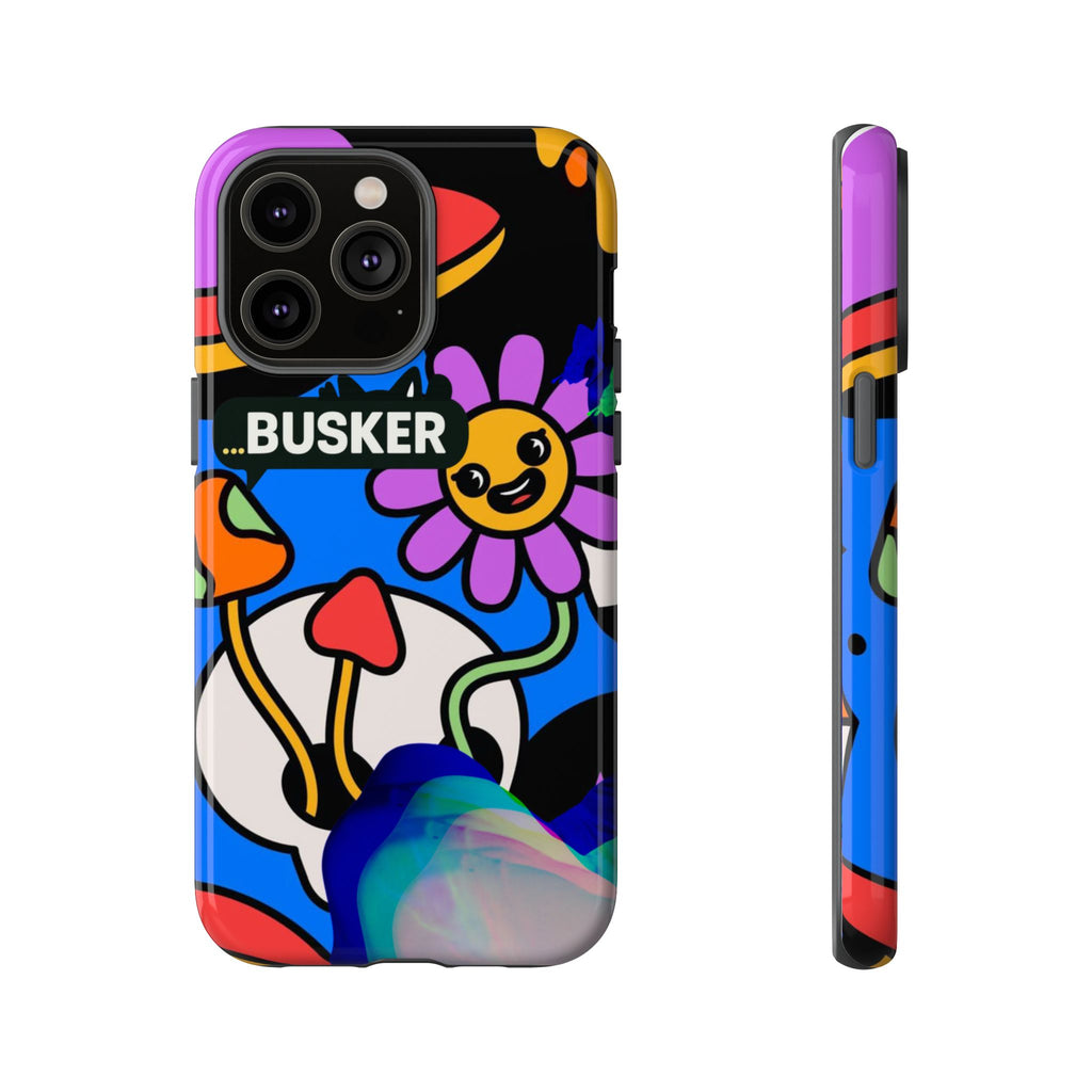 Colorful Phone Case, Cute Phone Accessories, Gift for Music Lovers, Fun Tech Gear, Unique Floral Design Case