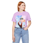 Busker Vibe Unisex Jersey Tee – Colorful Artistic Design for Summer Fun