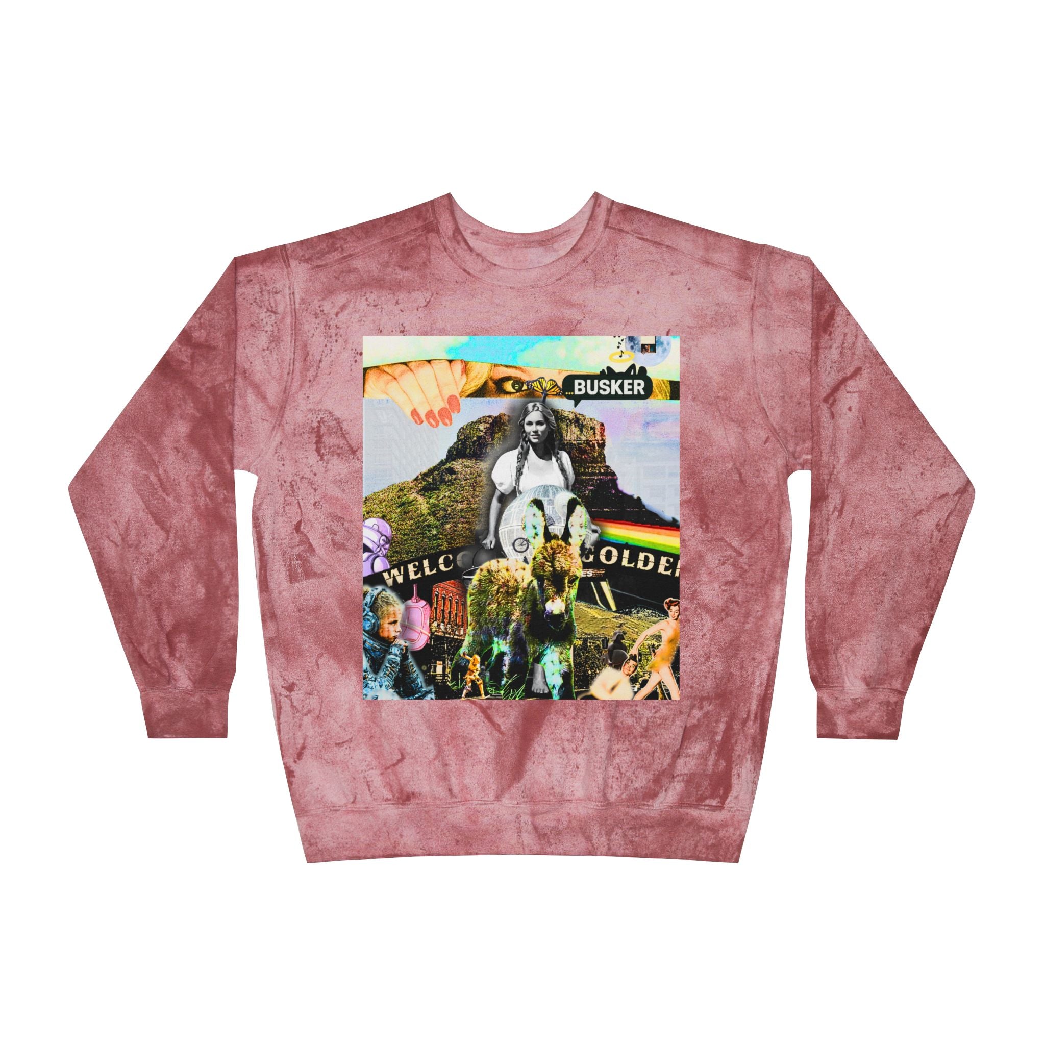 Color Blast Crewneck Sweatshirt - Vibrant Artistic Design for Creative Souls